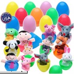 20 Easter Eggs with Fun Finger Puppets Assortment Surprise Plush Toys of Animal Finger Puppets in Plastic Eggs 2.4 x 1.6 6cm x 4cm Each Perfect for Easter Egg Hunt Birthdays Kids Gifts and Party Favors  B07M5XWQRW